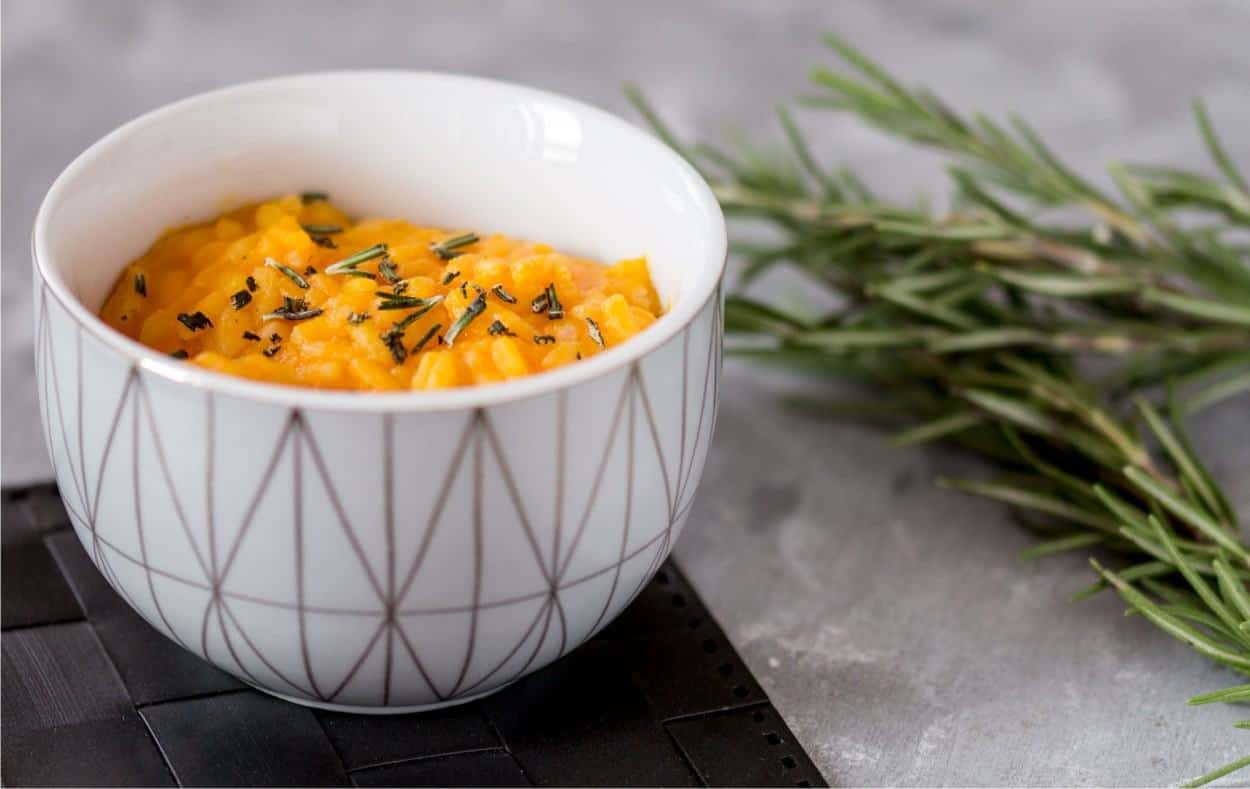 risotto zucca e rosmarino